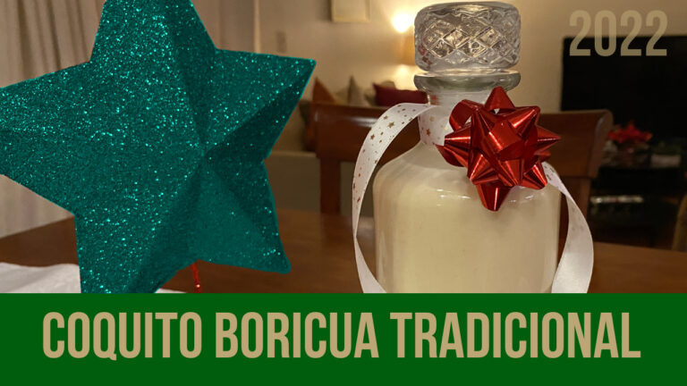 Coquito tradicional